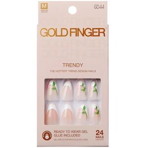 Gold Finger Press-on Nails - Perfect Choice   beauty fake nail kiss impress mani